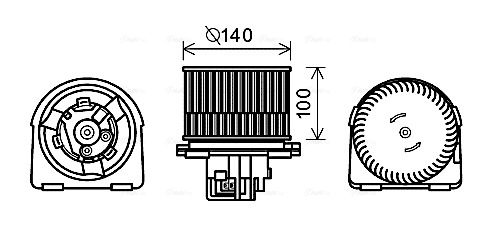 AVA QUALITY COOLING Salongipuhur OL8617